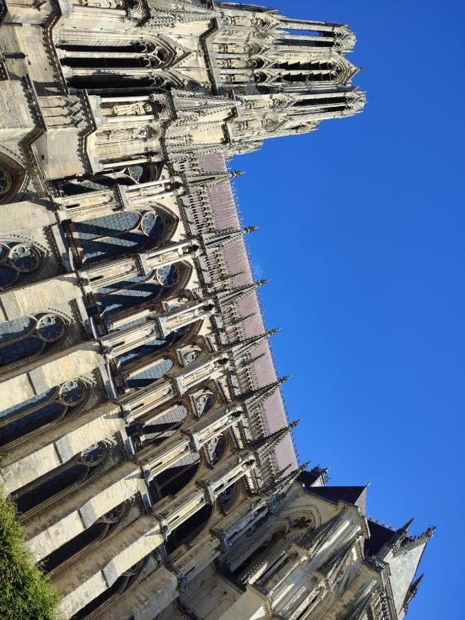 La Place Des Sacres, Proche Gare Et Centre Reims Exterior foto